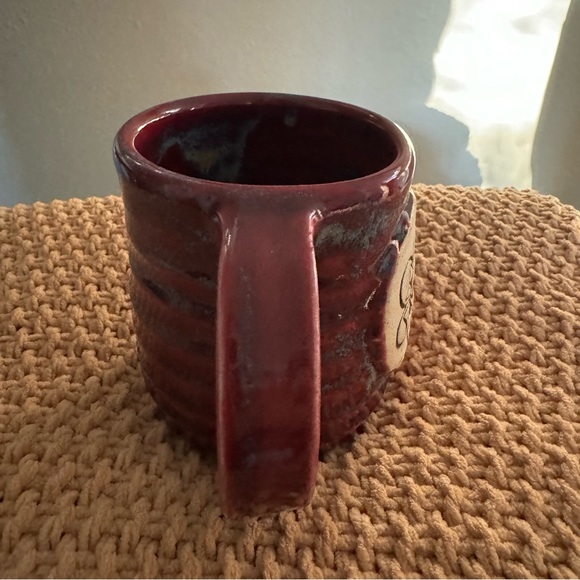 MUD Ceramic Studio Pottery 12oz Coffee/Tea Mug, Eye In Flower Design - Picture 2 of 9